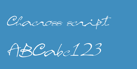Chacross script