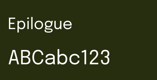 Epilogue