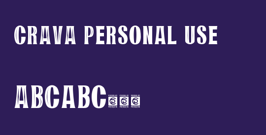 CRAVA Personal Use