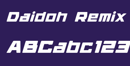Daidoh Remix Round