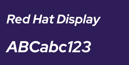 Red Hat Display