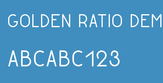 Golden Ratio Demo