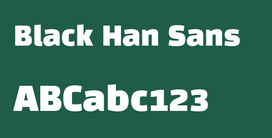Black Han Sans