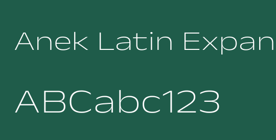 Anek Latin Expanded ExtraLight