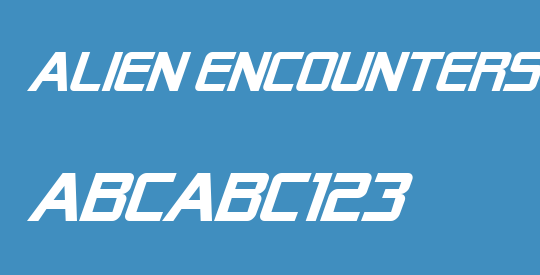 Alien Encounters Solid