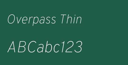 Overpass Thin