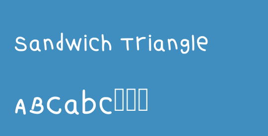 Sandwich Triangle