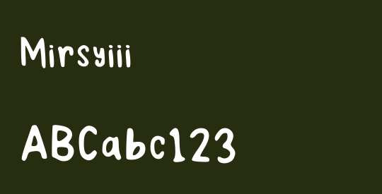 Mirsyiii