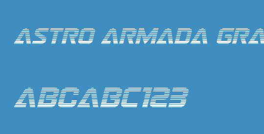 Astro Armada Gradient Italic