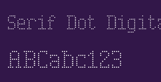 Serif Dot Digital-7