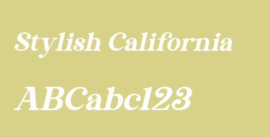 Stylish California