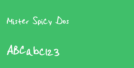 Mister Spicy Dos