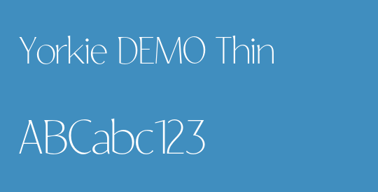 Yorkie DEMO Thin