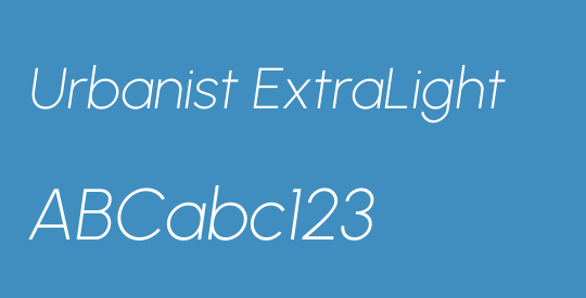 Urbanist ExtraLight