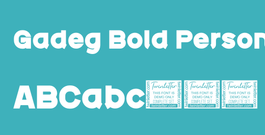Gadeg Bold Personal