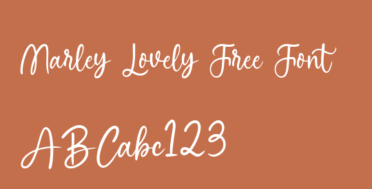 Marley Lovely Free Font