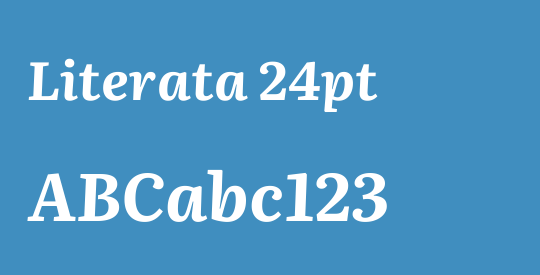 Literata 24pt