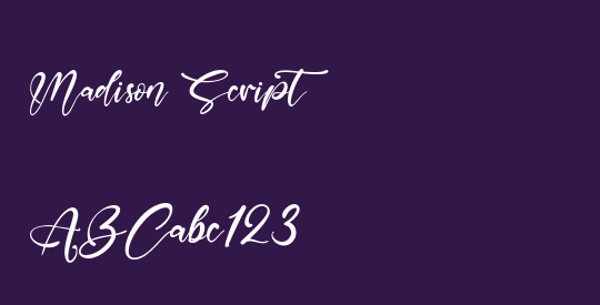 Madison Script