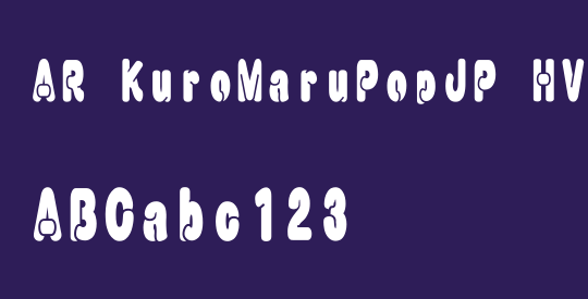 AR KuroMaruPopJP HV