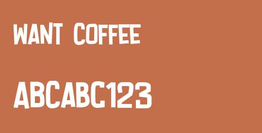 Want Coffee