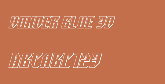 Yonder Blue 3D