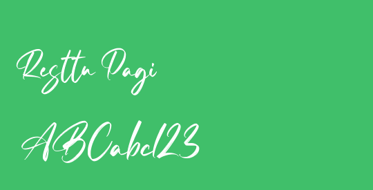 Resttu Pagi