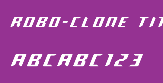 Robo-Clone Title