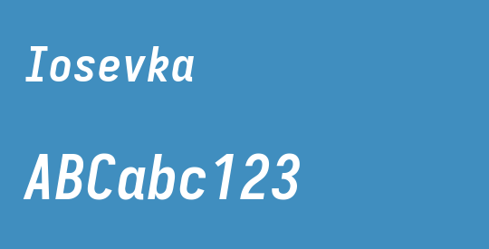 Iosevka