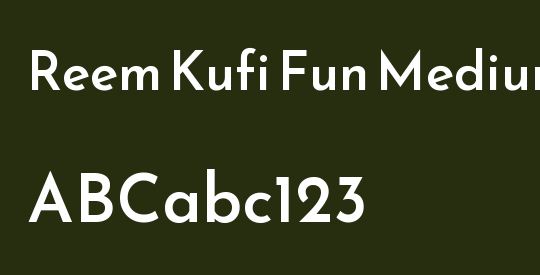 Reem Kufi Fun Medium