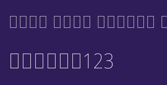 Noto Sans Arabic SemiCondensed Thin