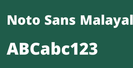 Noto Sans Malayalam Black