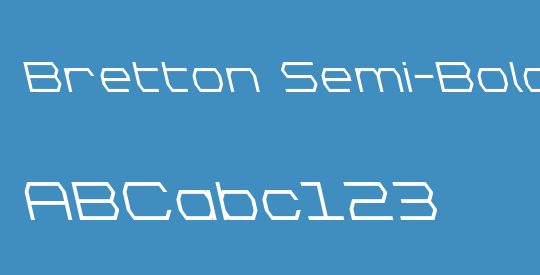 Bretton Semi-Bold Leftalic