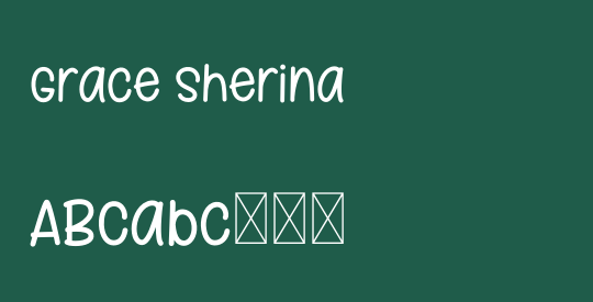 Grace Sherina