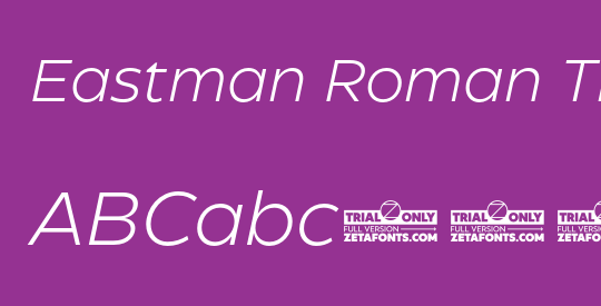 Eastman Roman Trial Offset