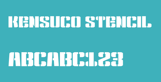 Kensuco Stencil__G