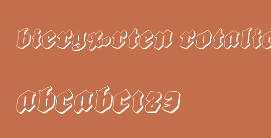 Bierg‰rten Rotalic Shadow
