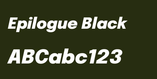 Epilogue Black