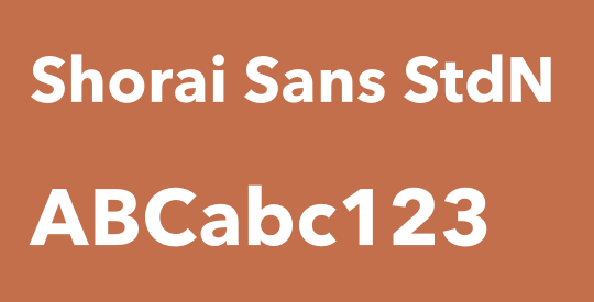 Shorai Sans StdN