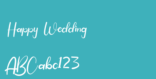 Happy Wedding
