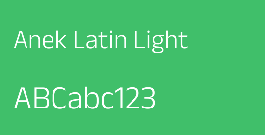 Anek Latin Light