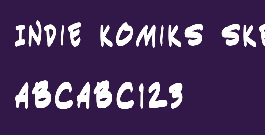 Indie Komiks Sketch