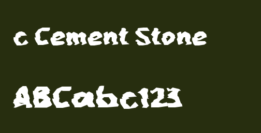 c Cement Stone