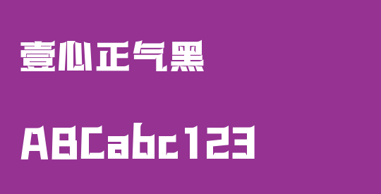 壹心正气黑