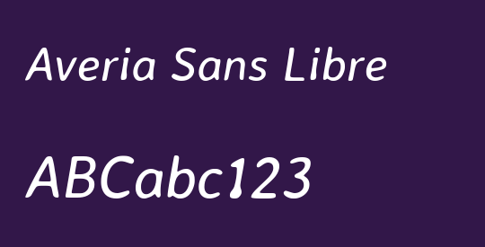 Averia Sans Libre