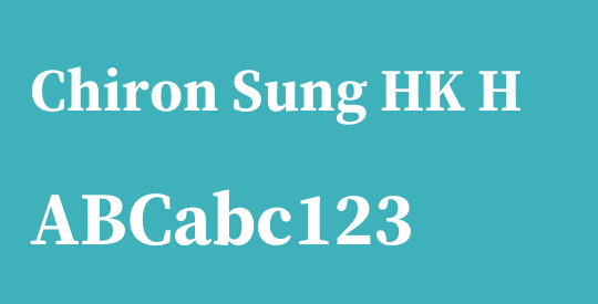 Chiron Sung HK H