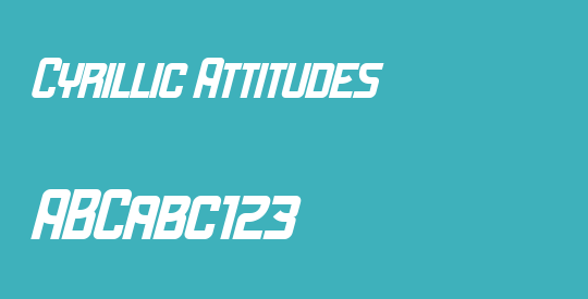 Cyrillic Attitudes