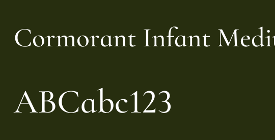 Cormorant Infant Medium