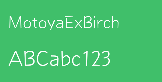 MotoyaExBirch