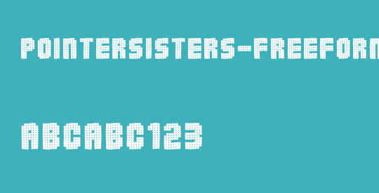 PointerSisters-Freeformed