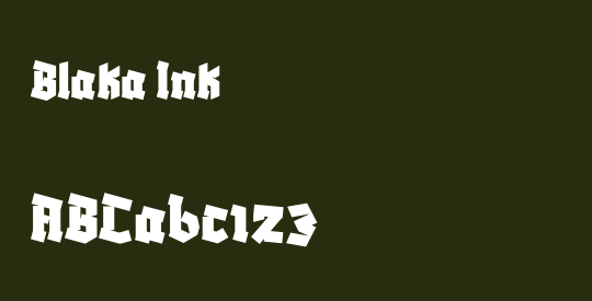 Blaka Ink